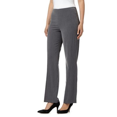 The Collection Grey straight leg smart trousers